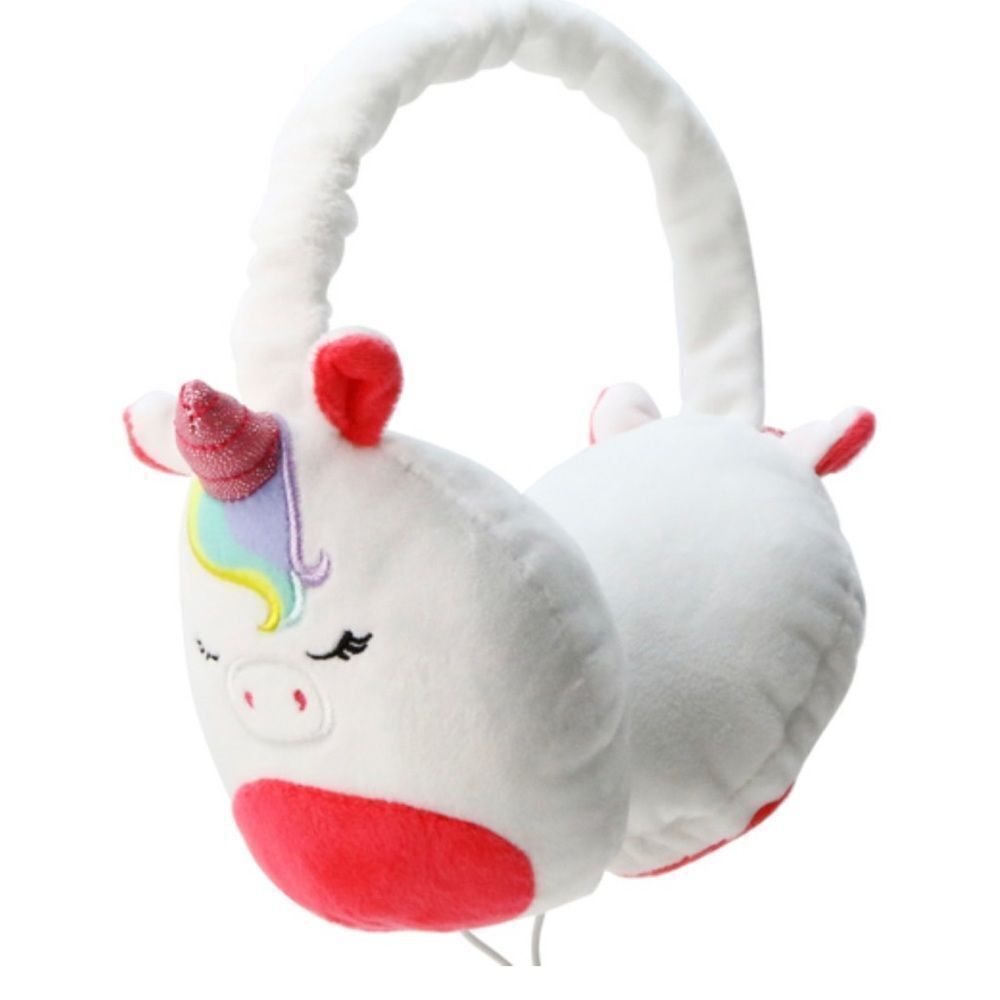 Squishmallows Plush Wired Headphones Micky the Unicorn